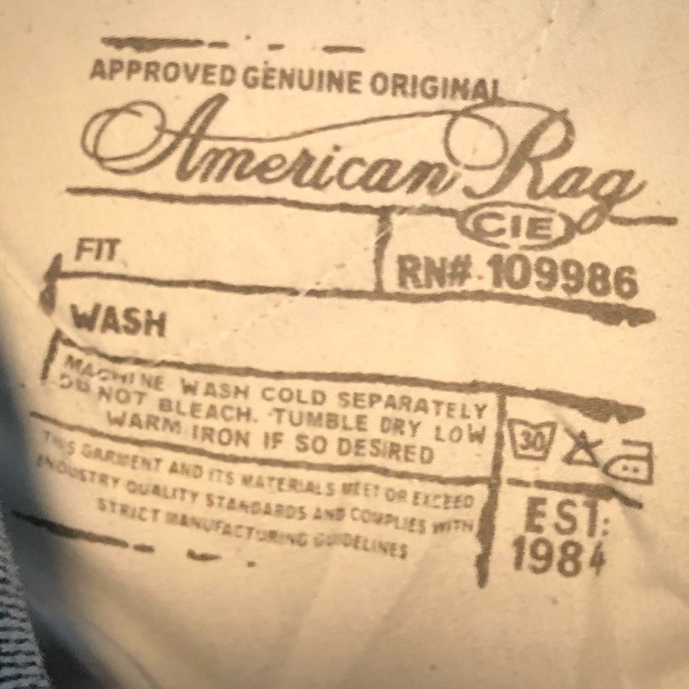 American Rag Cie Denim Mini Blue Jean Skirt - Picture 5 of 8